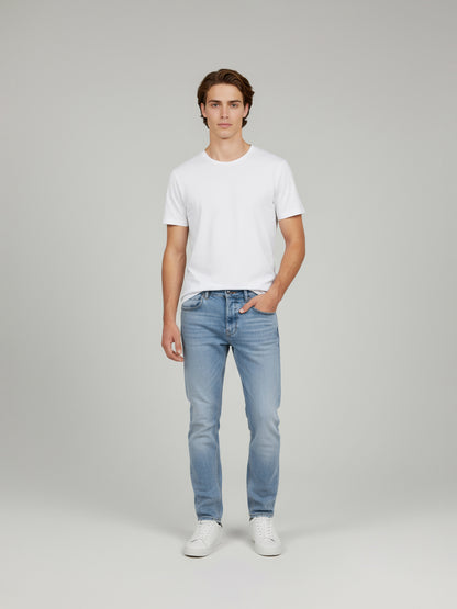 Celio* Men  Blue Solid flare-fit Cotton Jeans