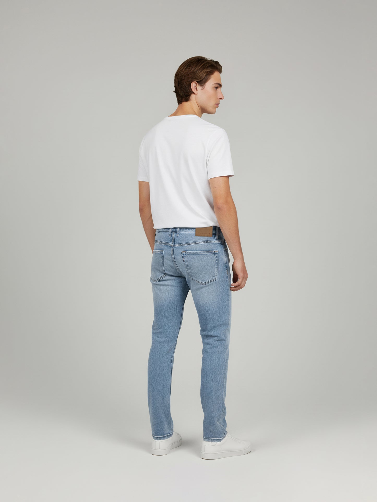 Celio* Men  Blue Solid flare-fit Cotton Jeans