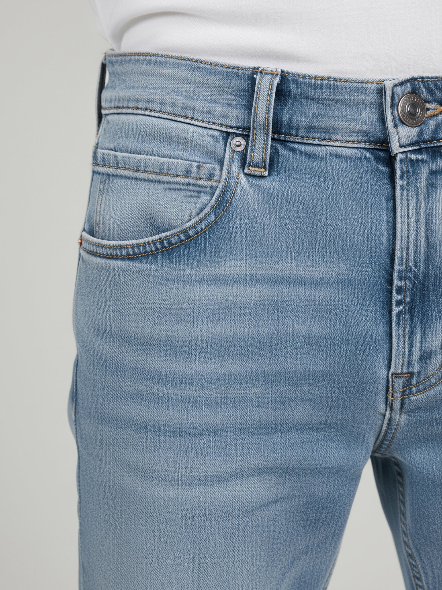 Celio* Men  Blue Solid flare-fit Cotton Jeans