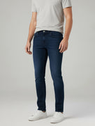 Celio* Blue Solid Cotton Slim Fit Men Jeans