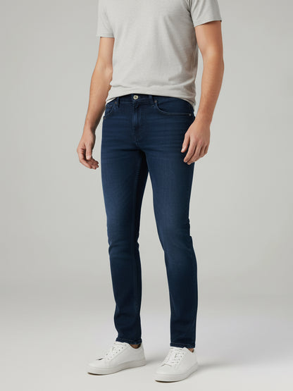 Celio* Men Blue Solid Slim Fit Cotton Jeans