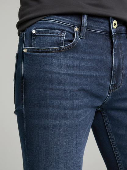 Celio* Men Blue Solid Slim Fit Cotton Jeans