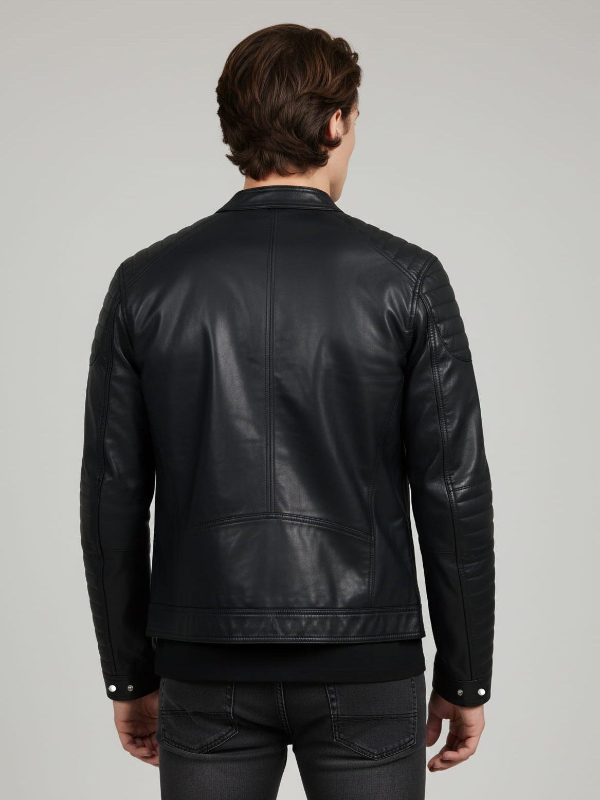 Celio Men Black Solid Regular Fit Polyester Jackets