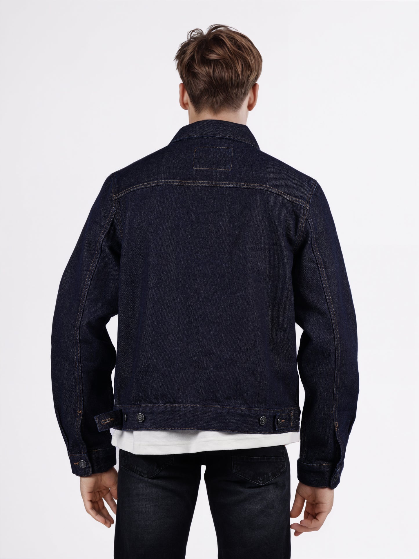 Celio* Men Black Solid Regular Fit Cotton Jackets