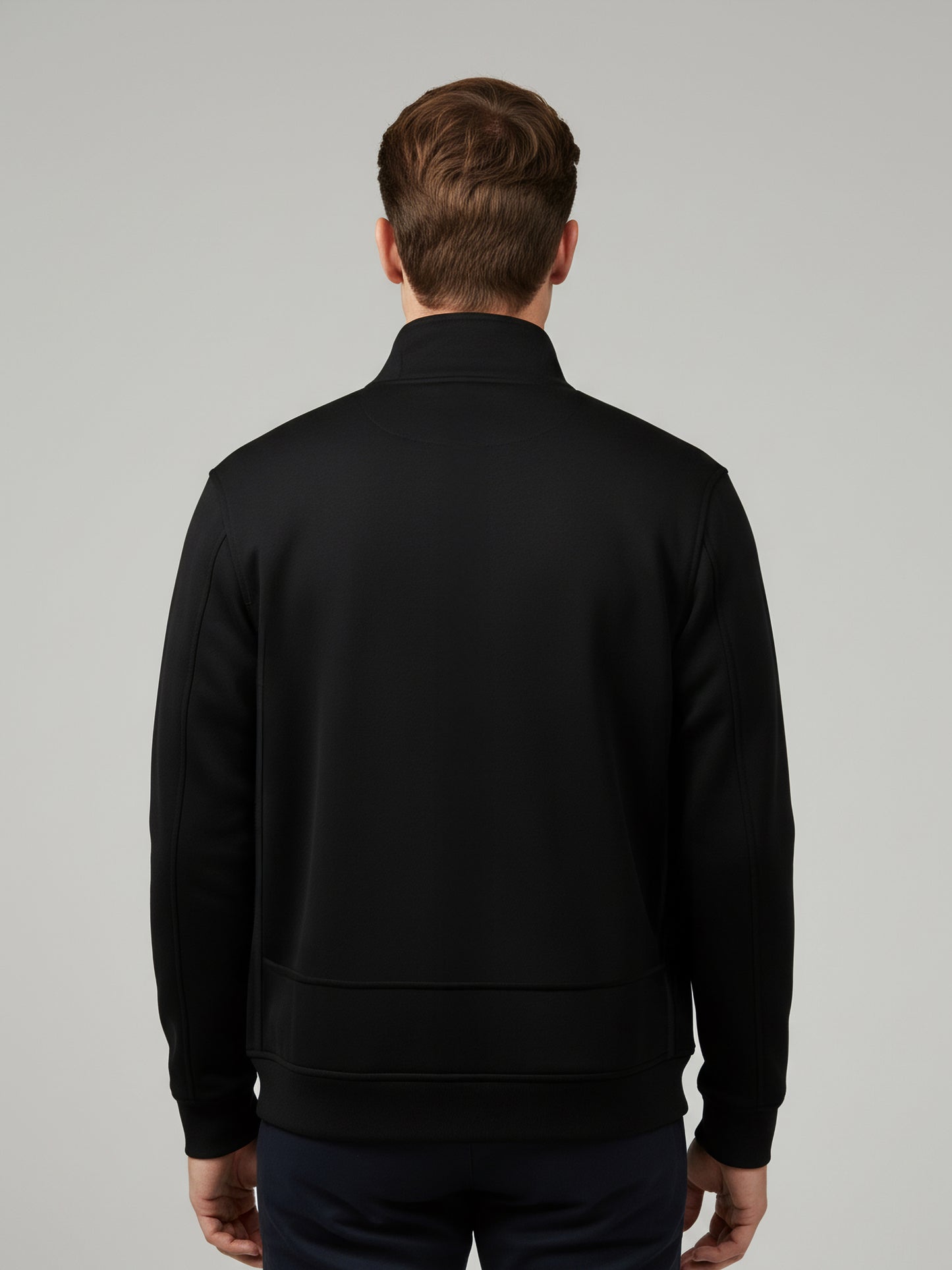 Celio* Men Black Solid Regular Fit Polyester Jackets