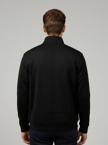 Celio* Men Black Solid Regular Fit Polyester Jackets