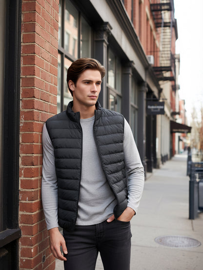 Celio* Men Grey Solid Regular Fit Polyester Jackets