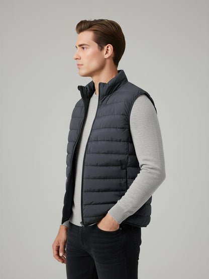 Celio* Men Grey Solid Regular Fit Polyester Jackets