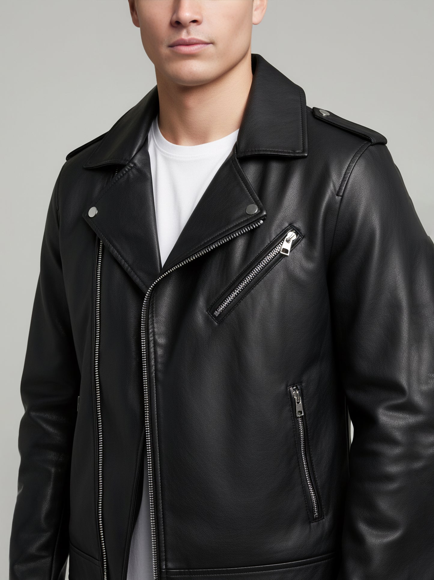 *Celio Men Black Solid Regular Fit Polyester Jackets