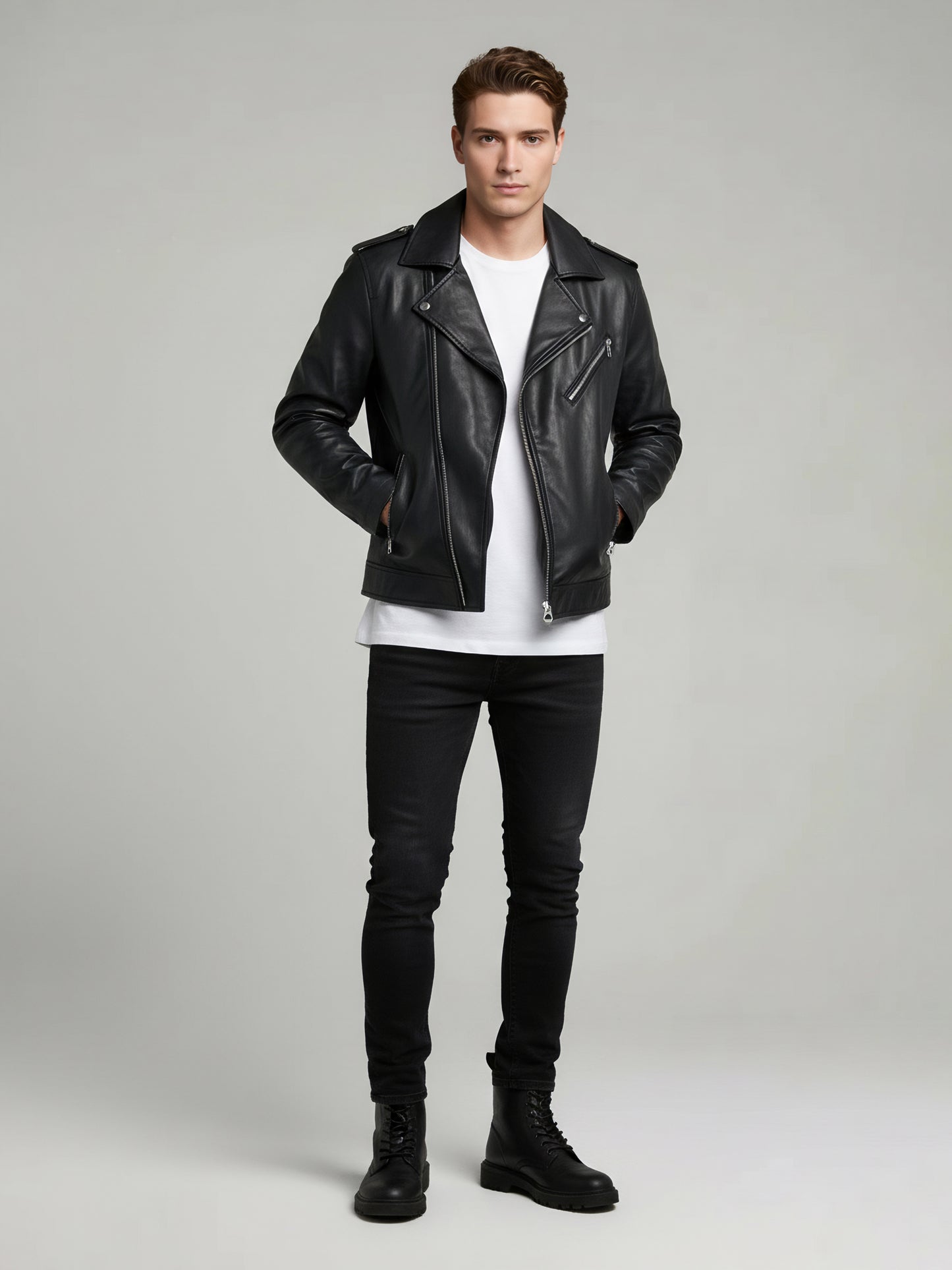 *Celio Men Black Solid Regular Fit Polyester Jackets