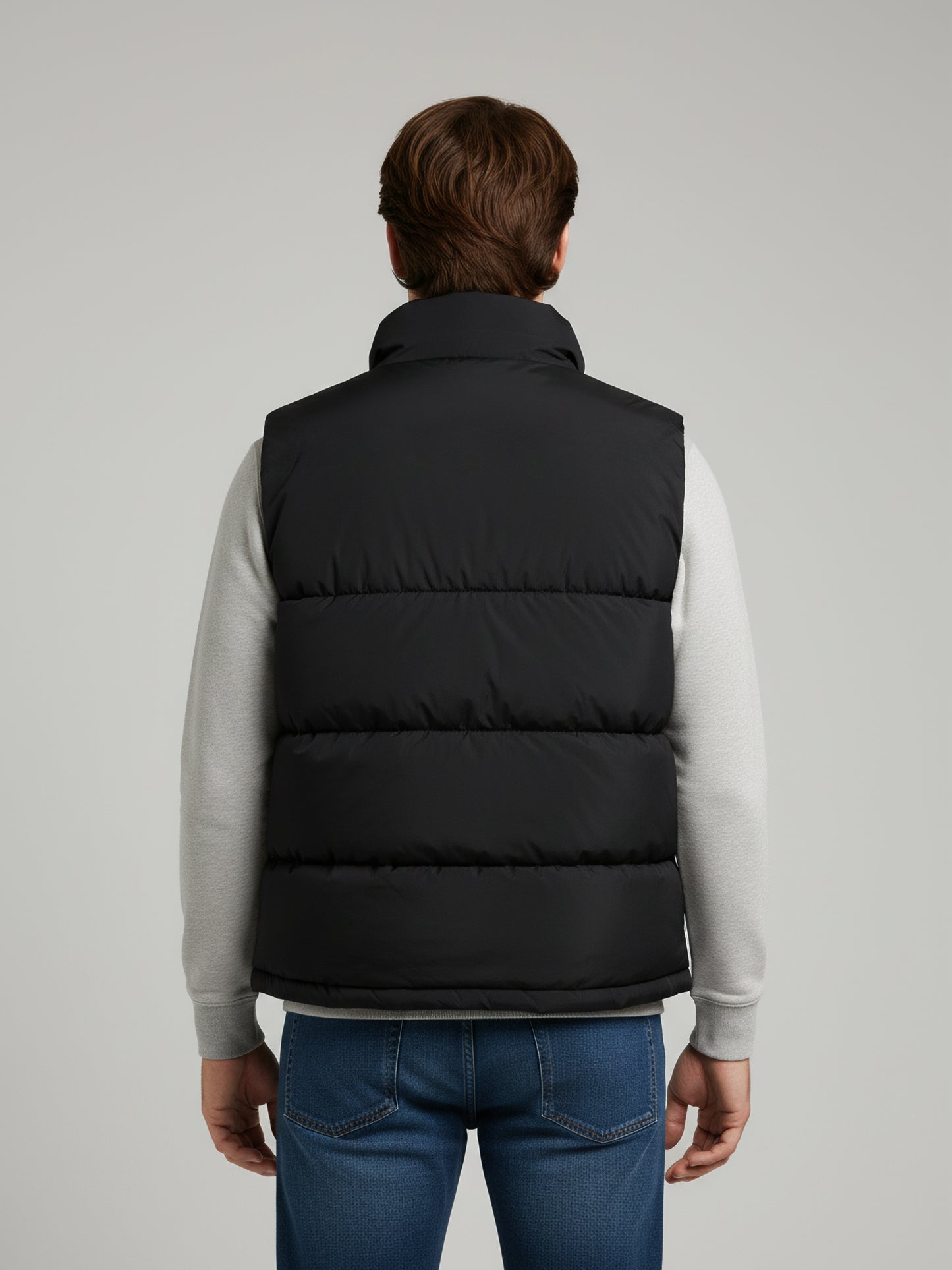 Celio* Men Black Solid Regular Fit Polyester Jackets