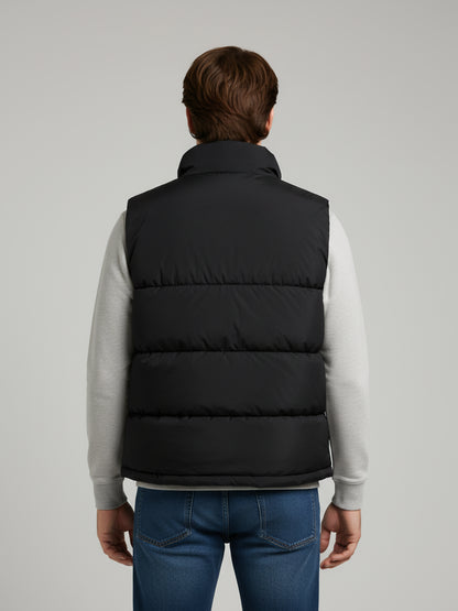 Celio* Men Black Solid Regular Fit Polyester Jackets