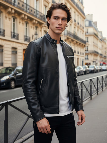 Celio Men Black Solid Regular Fit Polyester Jackets