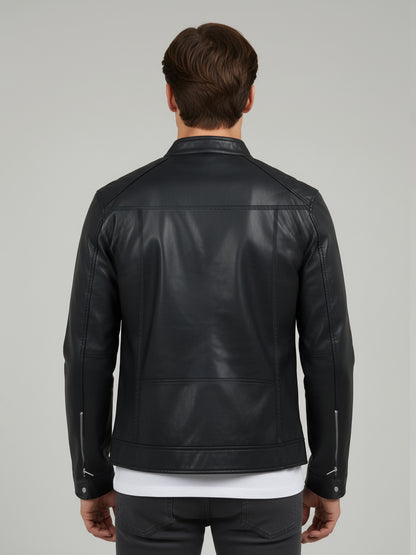 Celio Men Black Solid Regular Fit Polyester Jackets