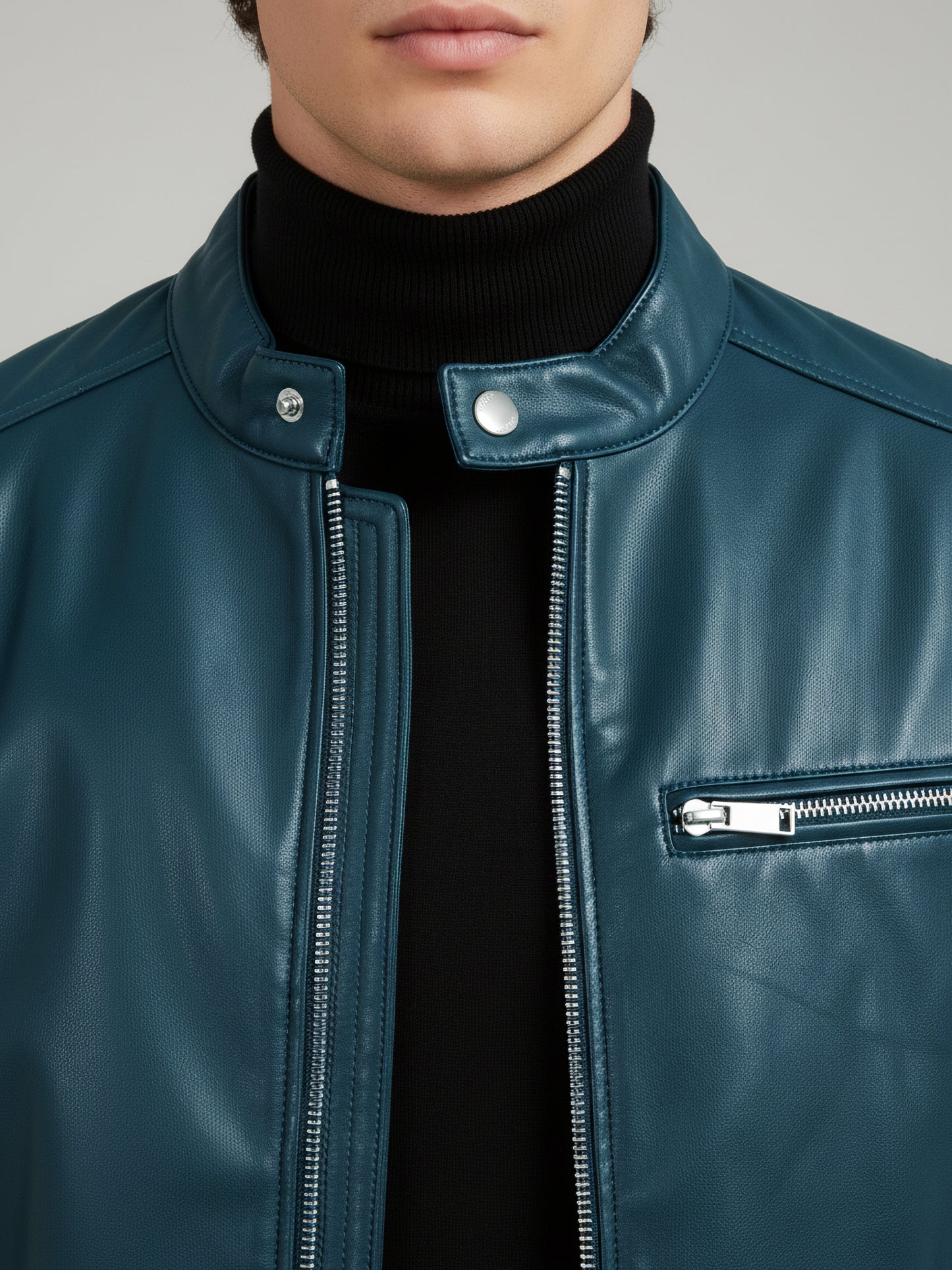 Celio* Men Green Solid Regular Fit Polyester Jackets