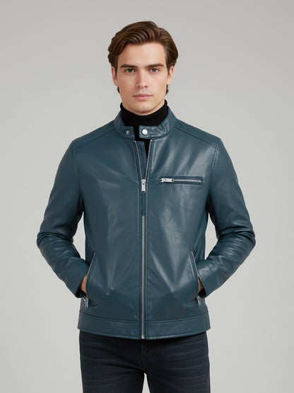 Celio* Men Green Solid Regular Fit Polyester Jackets