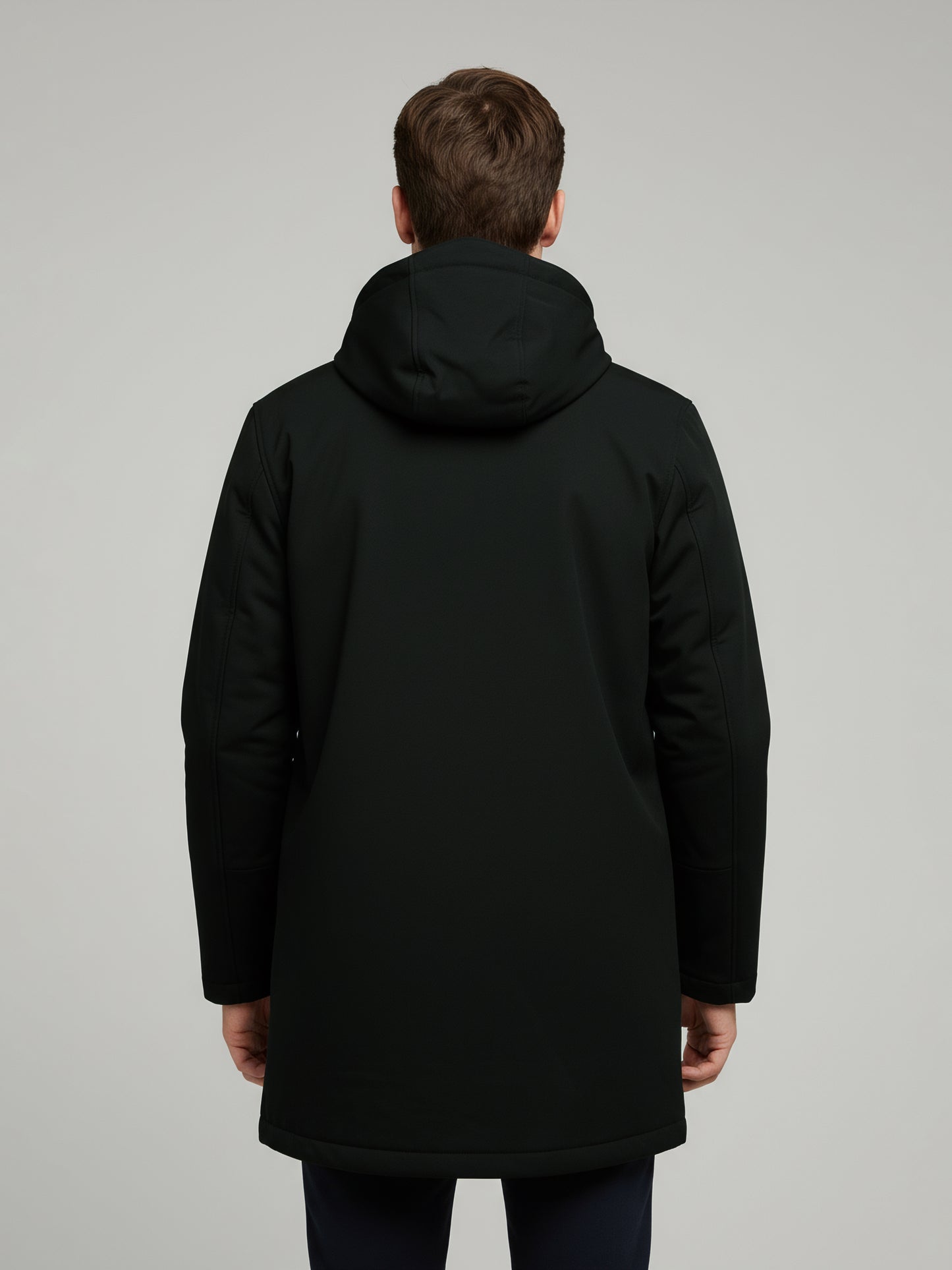 Celio Men Black Solid Regular Fit Polyester Jackets