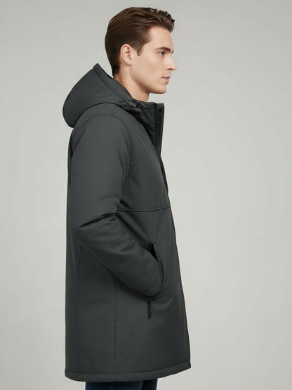 Celio Men Grey Solid Regular Fit Polyester Jackets