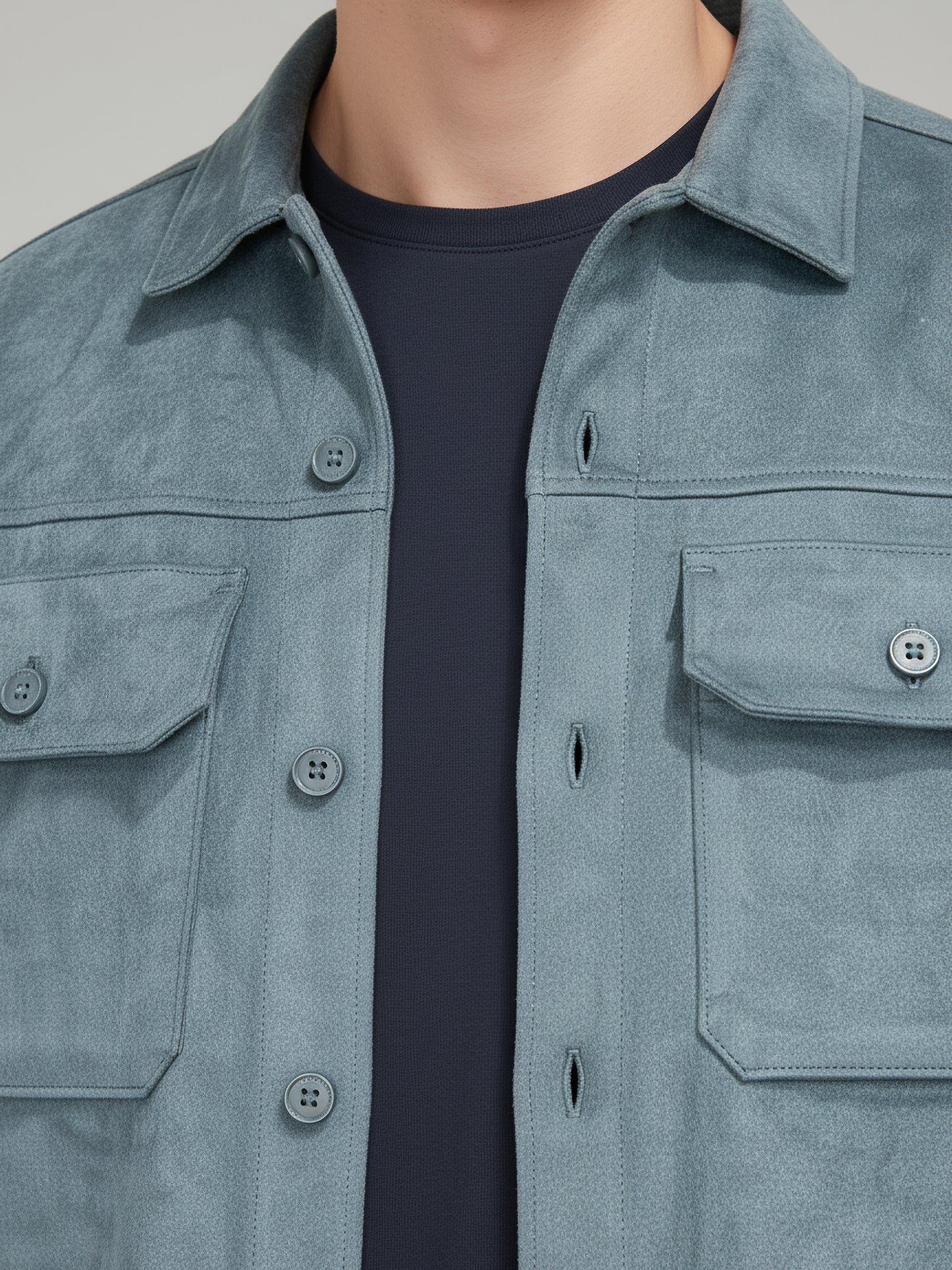 Celio* Men Green Solid Regular Fit Polyester Jackets