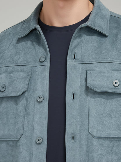 Celio* Men Green Solid Regular Fit Polyester Jackets