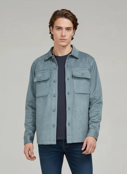 Celio* Men Green Solid Regular Fit Polyester Jackets