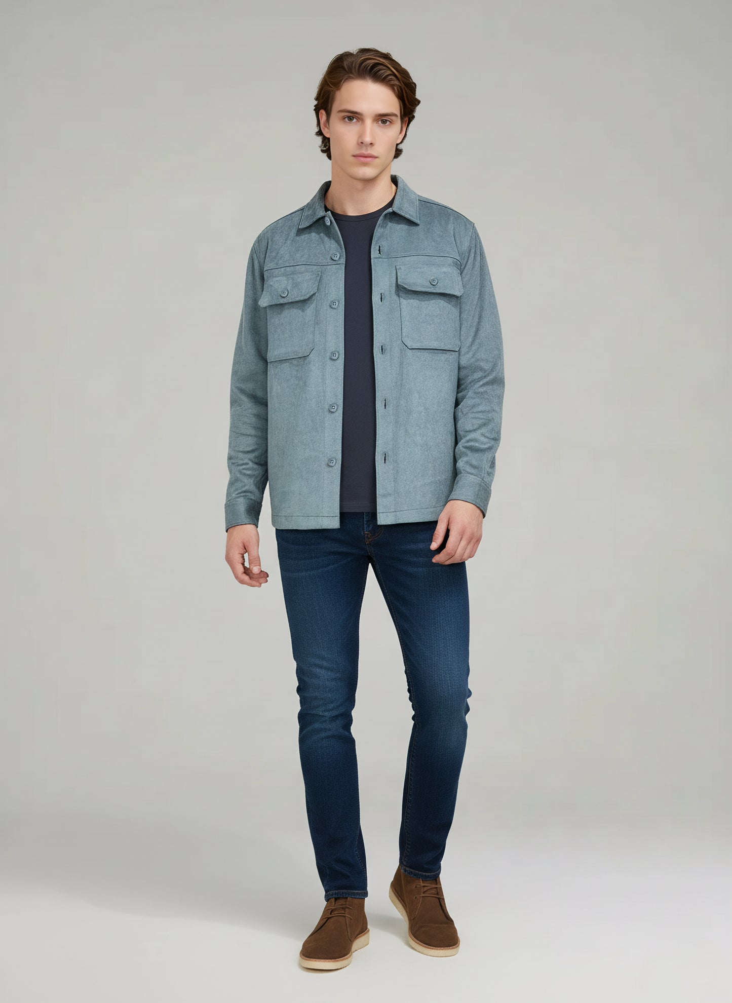 Celio* Men Green Solid Regular Fit Polyester Jackets