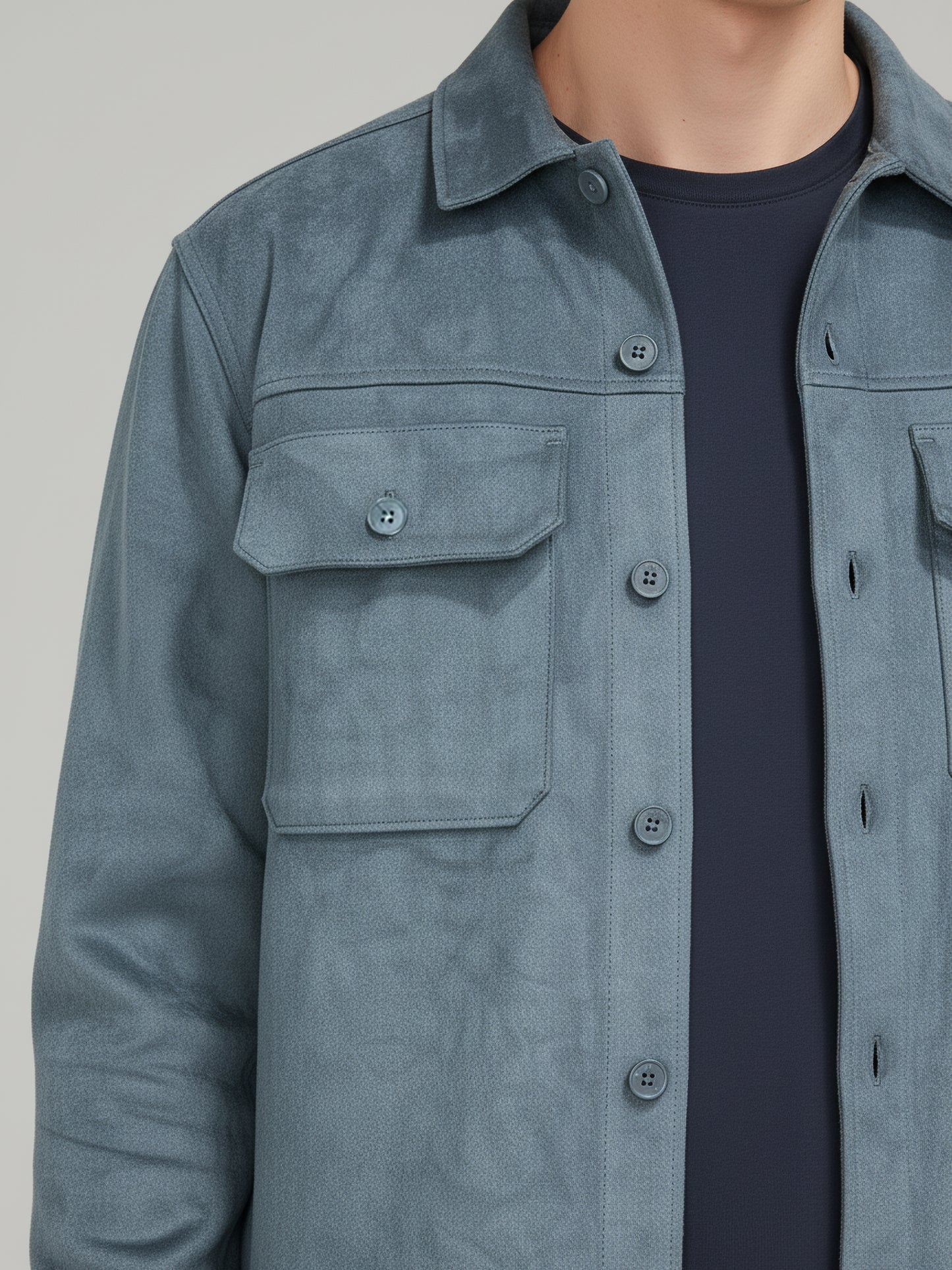 Celio* Men Green Solid Regular Fit Polyester Jackets