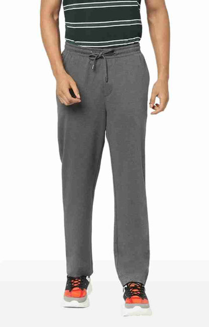 Grey Regular Fit Trousers