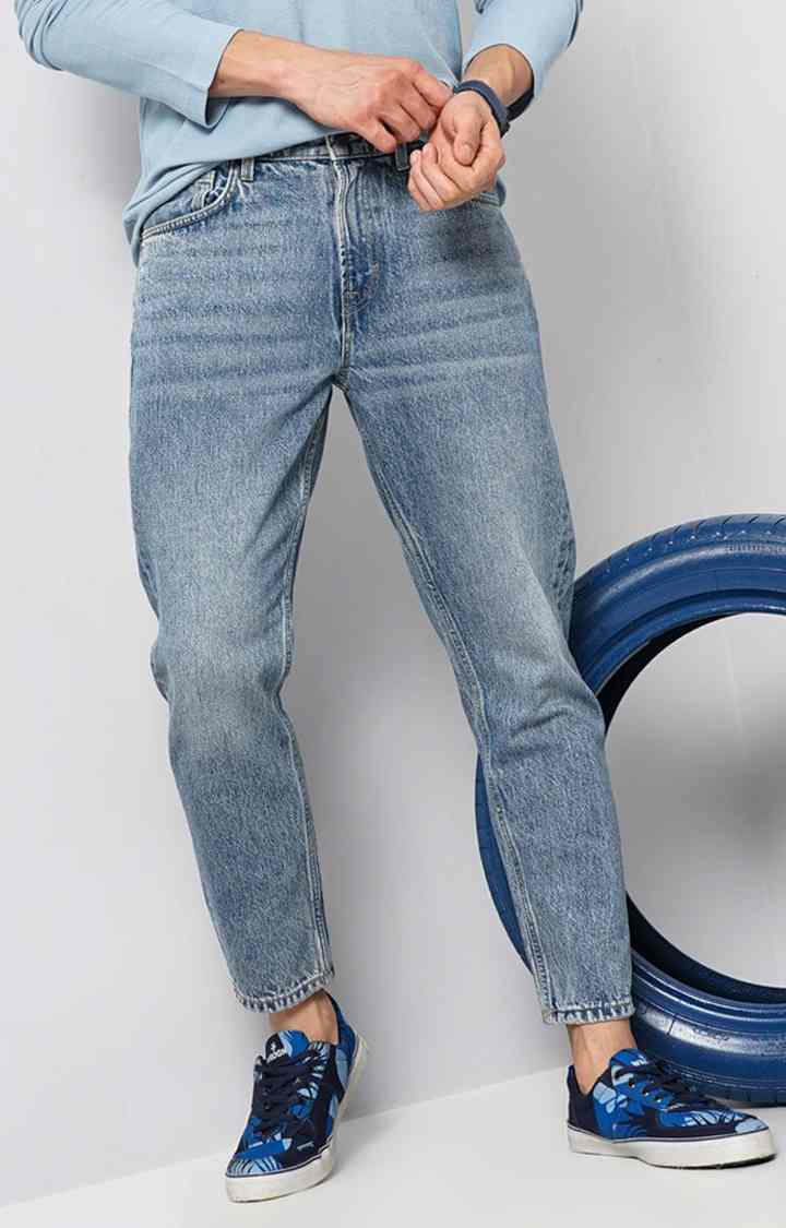 Blue Relaxed Fit Jeans