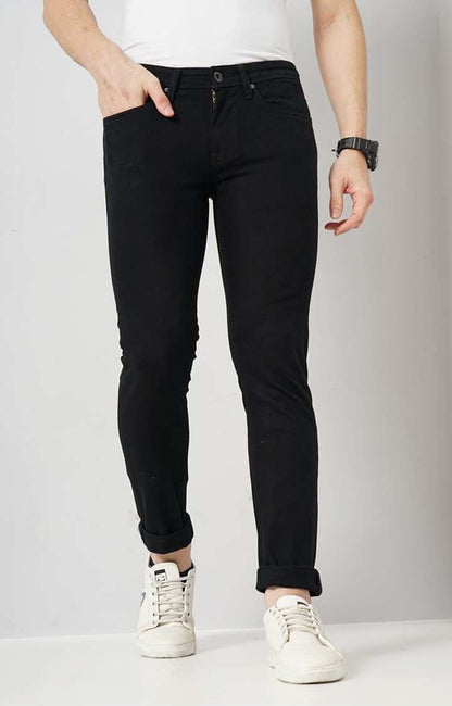 Black Slim Fit Stay Dark Jeans