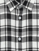 Celio Regular Fit Spread Collar 100% Cotton Shirt - Black