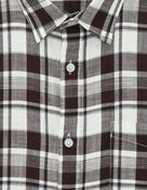 Celio Regular Fit Spread Collar 100% Cotton Shirt - Brown