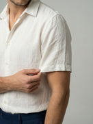 Celio Men White Solid Regular Fit Cotton Shirts
