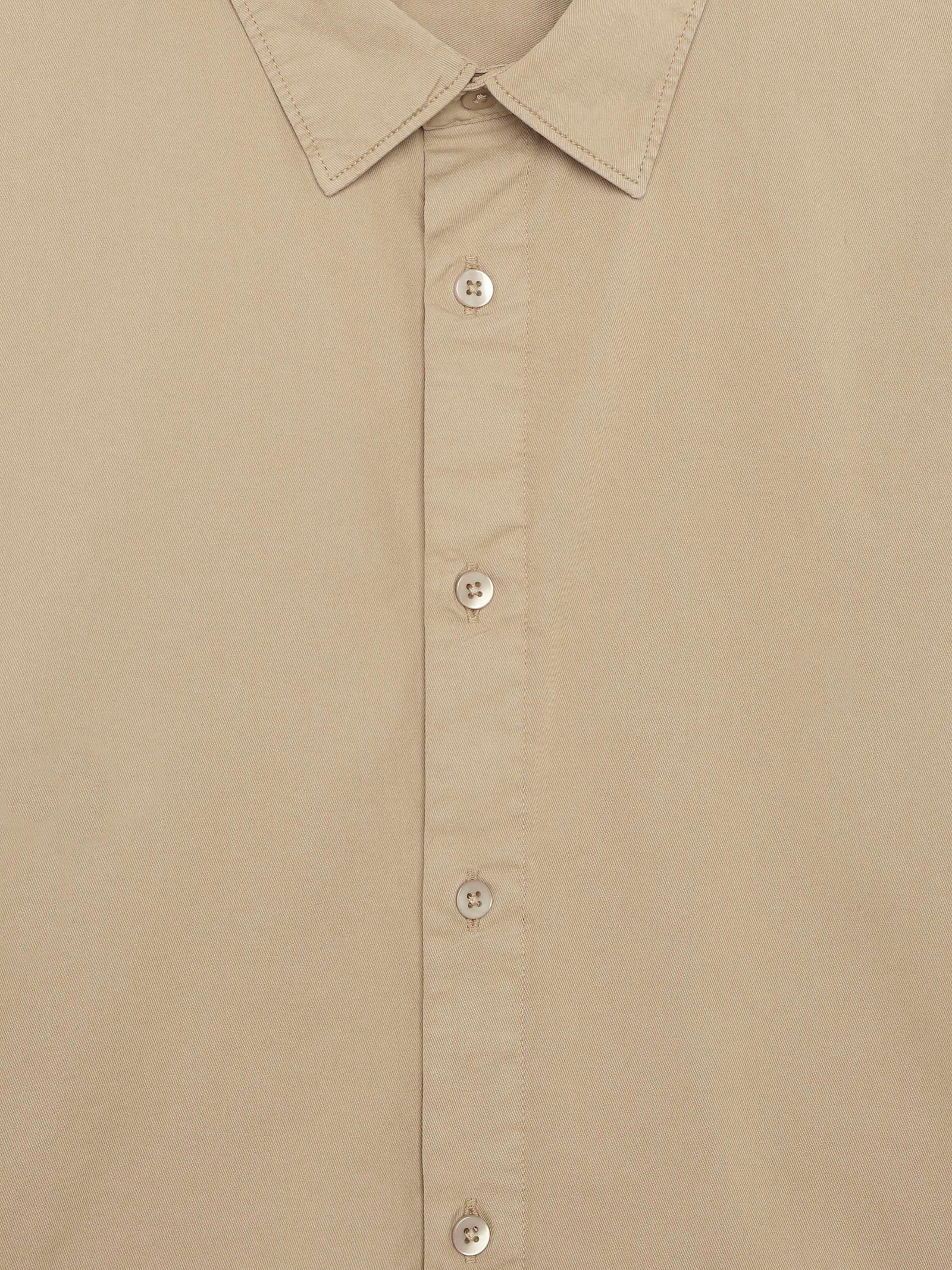 Celio Solid Regular Fit Cotton Blend Brown Shirts