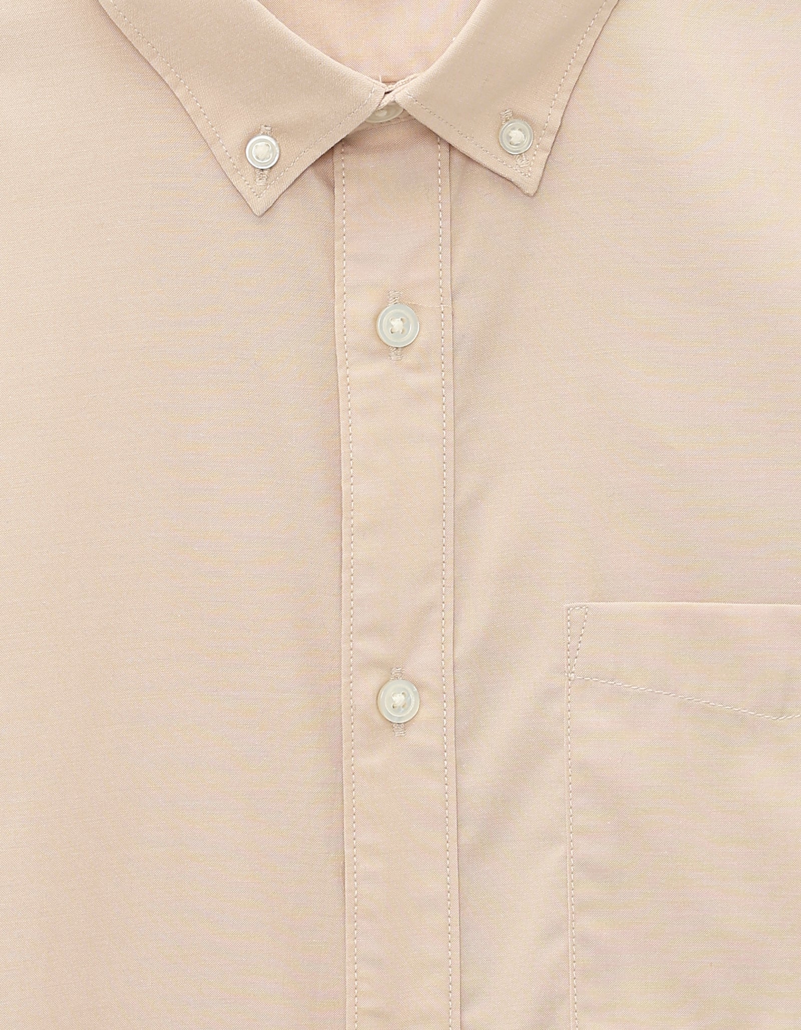 Celio Mens Beige Solid Regular Fit Cotton Shirts