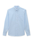 Celio Mens Blue Solid Regular Fit Cotton Shirts