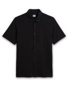 Celio Solid Regular Fit Cotton Black Shirts