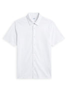 Celio Solid Regular Fit Cotton White Shirts