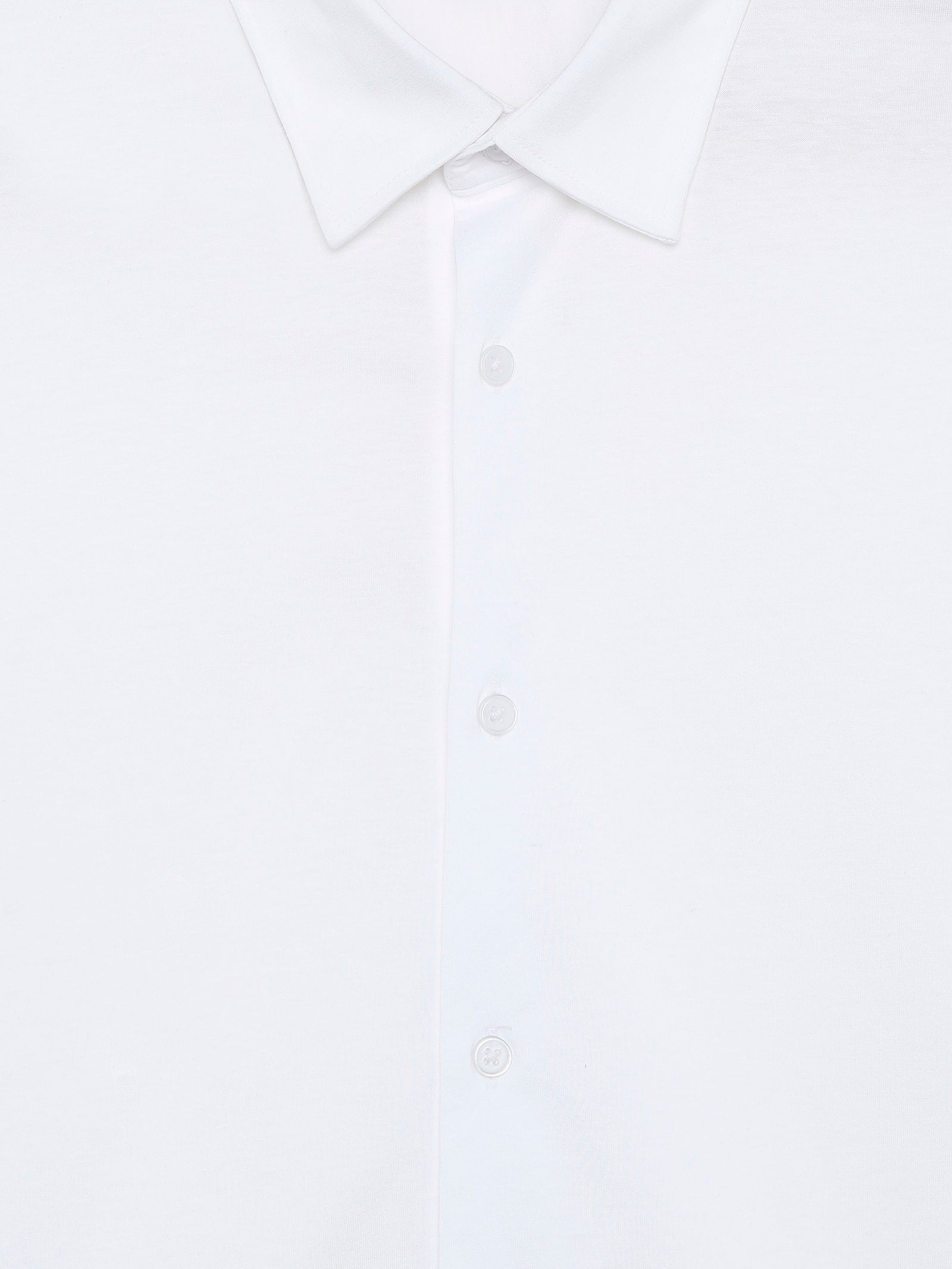 Celio Solid Regular Fit Cotton White Shirts