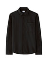 Celio Men Black Solid Regular Fit Polyester Shirts