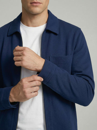 Celio* Men Blue Solid Oversized Cotton Shirts