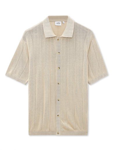 Celio Mens Beige Solid Regular Fit Cotton T-Shirts