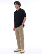 Celio Mens Black Solid Regular Fit Cotton T-Shirts