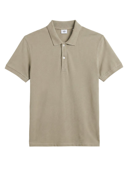 Celio Solid Slim Fit Cotton Blend Brown Tshirts