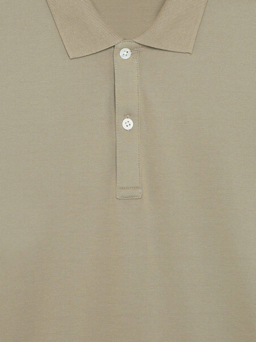 Celio Solid Slim Fit Cotton Blend Brown Tshirts