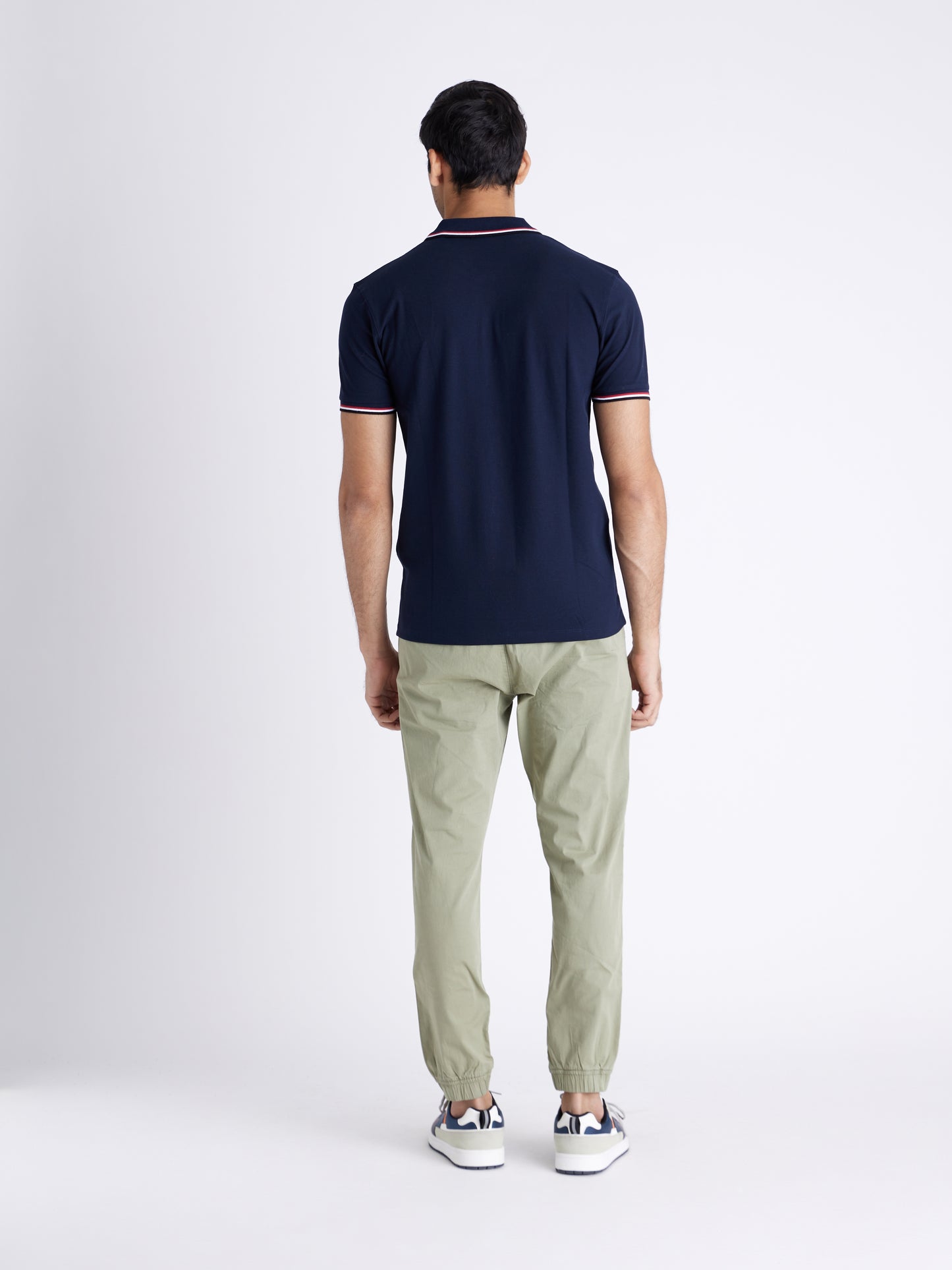 Celio Mens Navy Solid Regular Fit Cotton T-Shirts