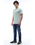 Celio Solid Regular Fit Cotton Grey TShirts