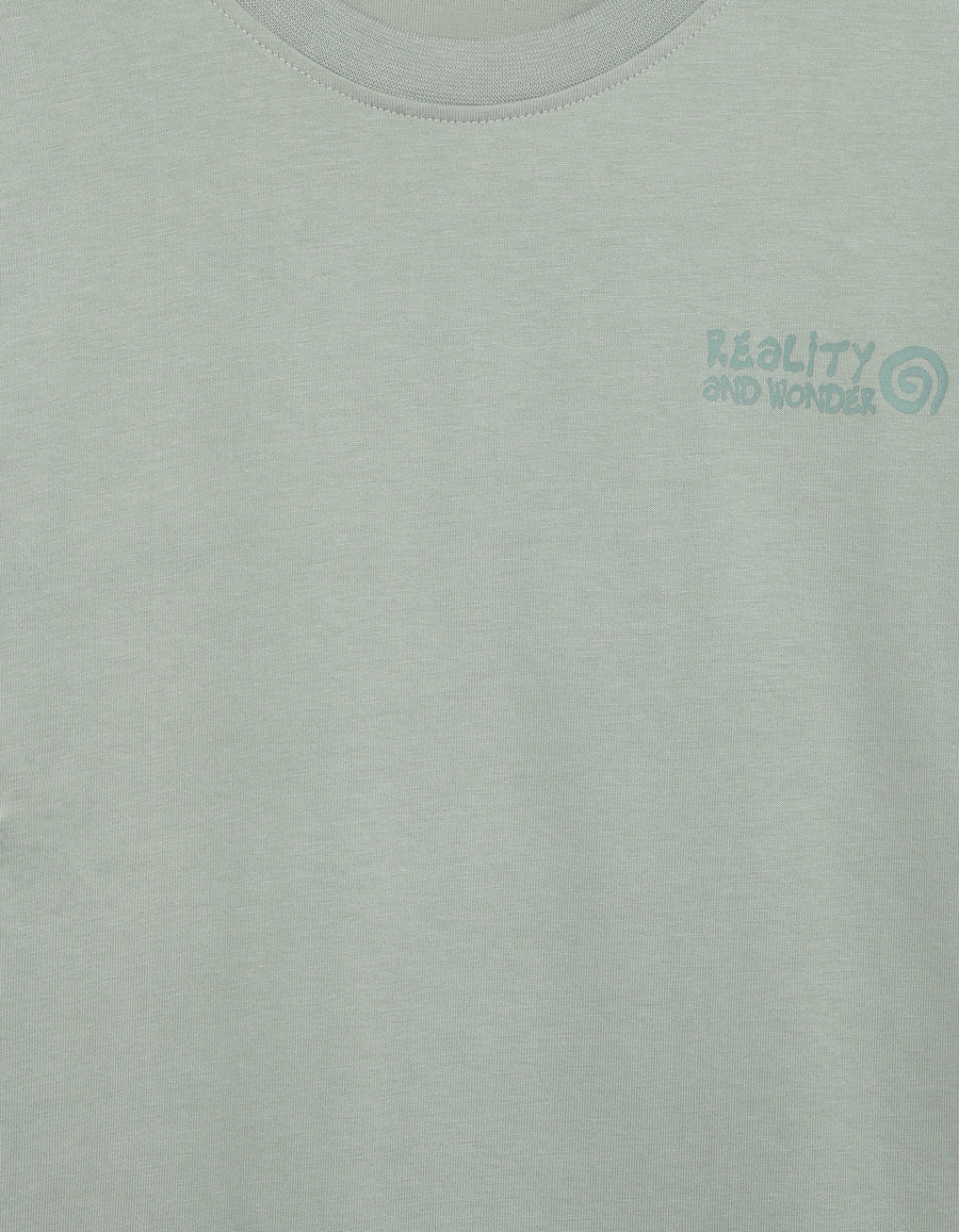 Celio Solid Regular Fit Cotton Grey TShirts