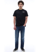 Celio Solid Regular Fit Cotton Black TShirts