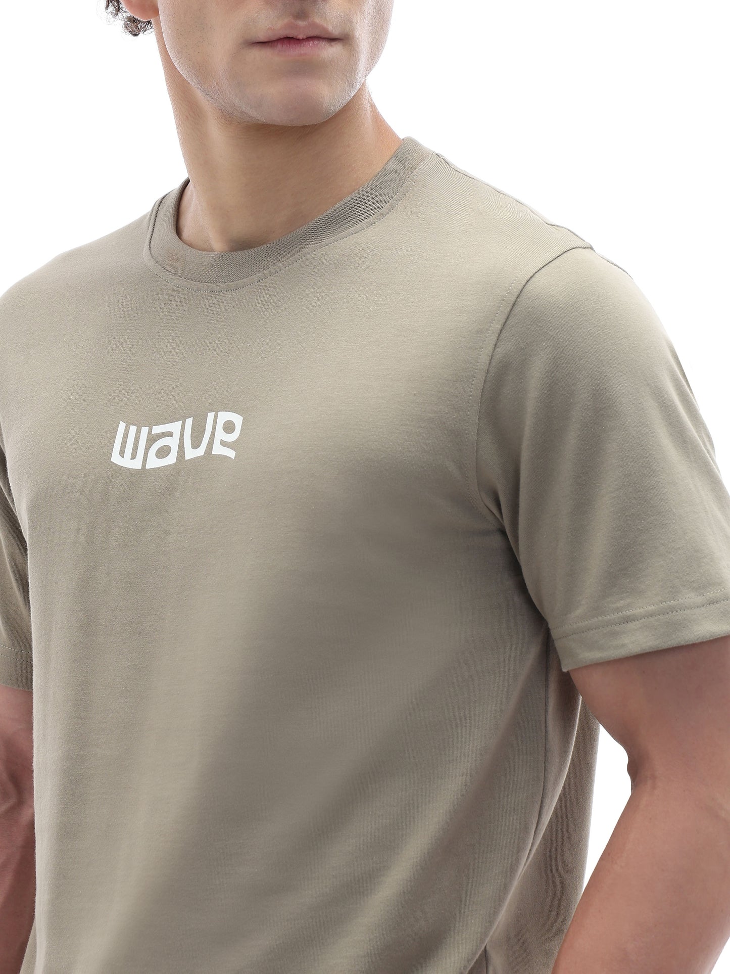 Celio Solid Regular Fit Cotton Green TShirts
